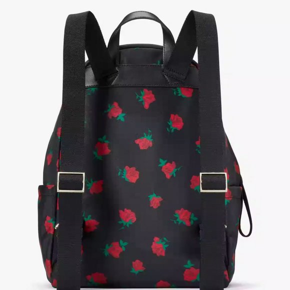 Kate Spade Chelsea Medium Nylon Backpack - Rose Toss KE435 main image 4